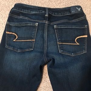 High Waist Dark Wash AE skinny jeans